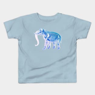 Elephant X-Ray Skeleton Kids T-Shirt